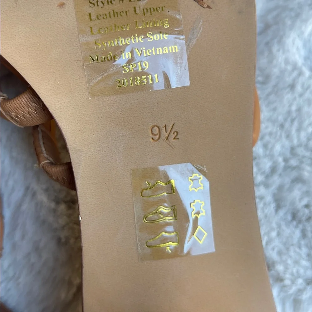 Madewell Addie High heel Strappy Sandals in tan size 9.5